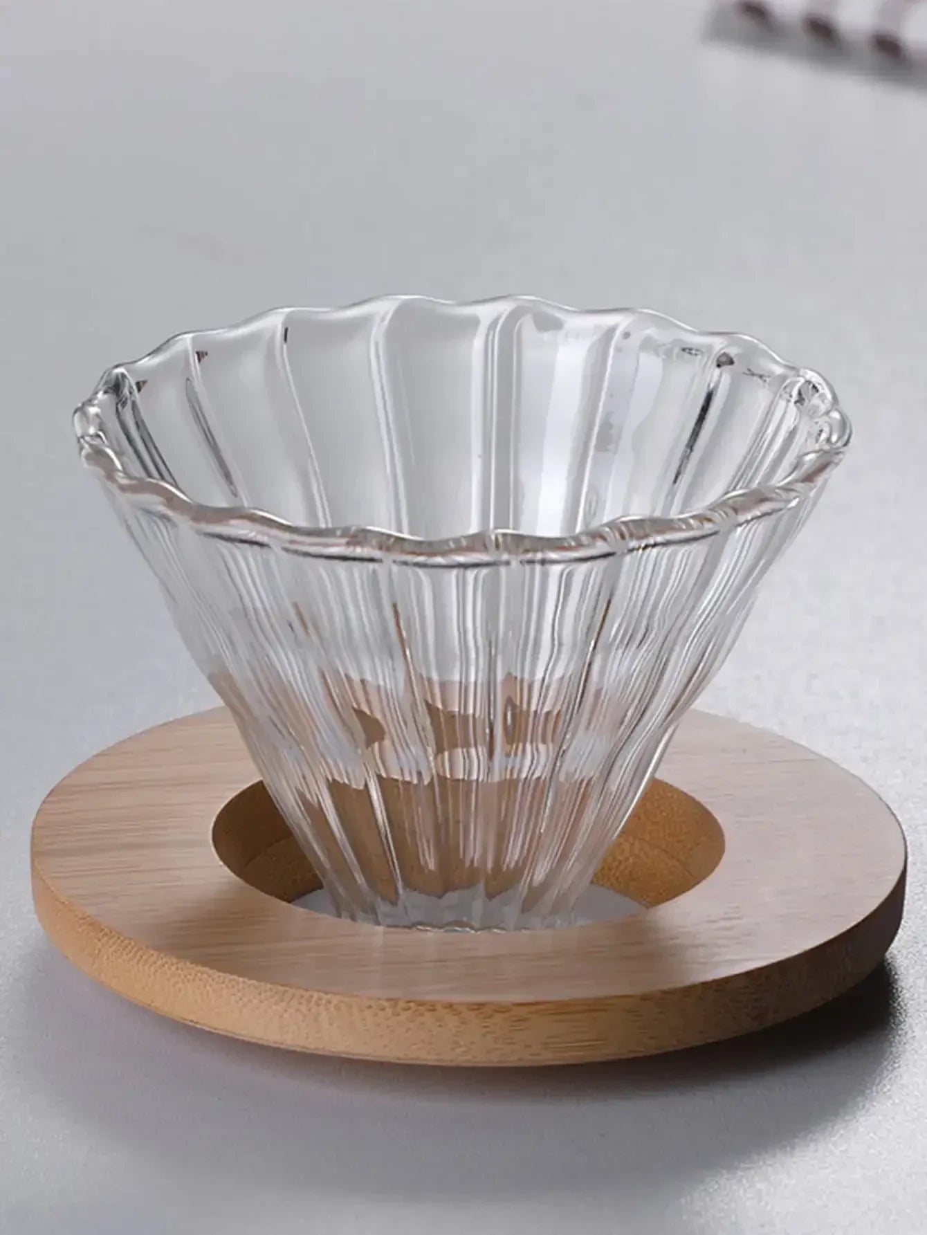 Pour Over Coffee Maker Set Glass Carafe Coffee with Glass Coffee Filter Drip Coffee Maker Set for Home or Office 600ml 300ml