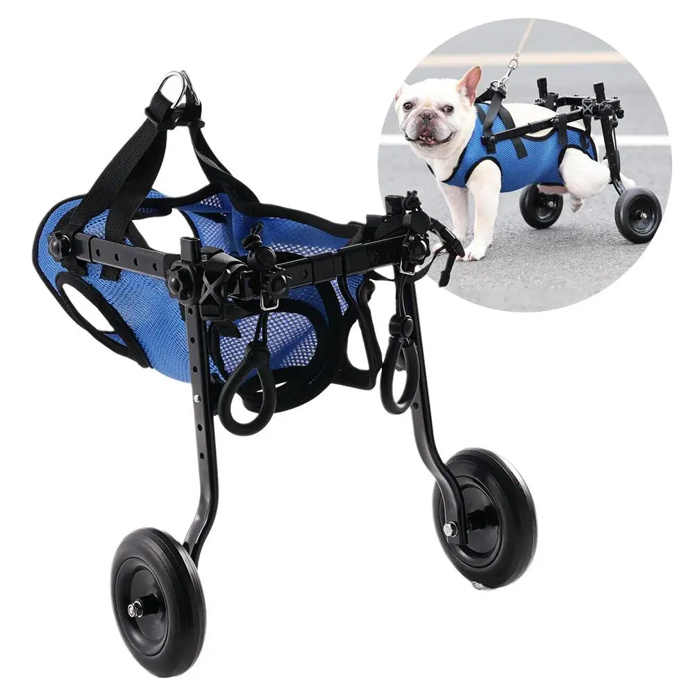Pet Trolley Adjustable Hind Leg Disabled Pet Dog Mobility Aid Light Rehabilitation Legs Pet Wheelchair Walk Trolley Tools